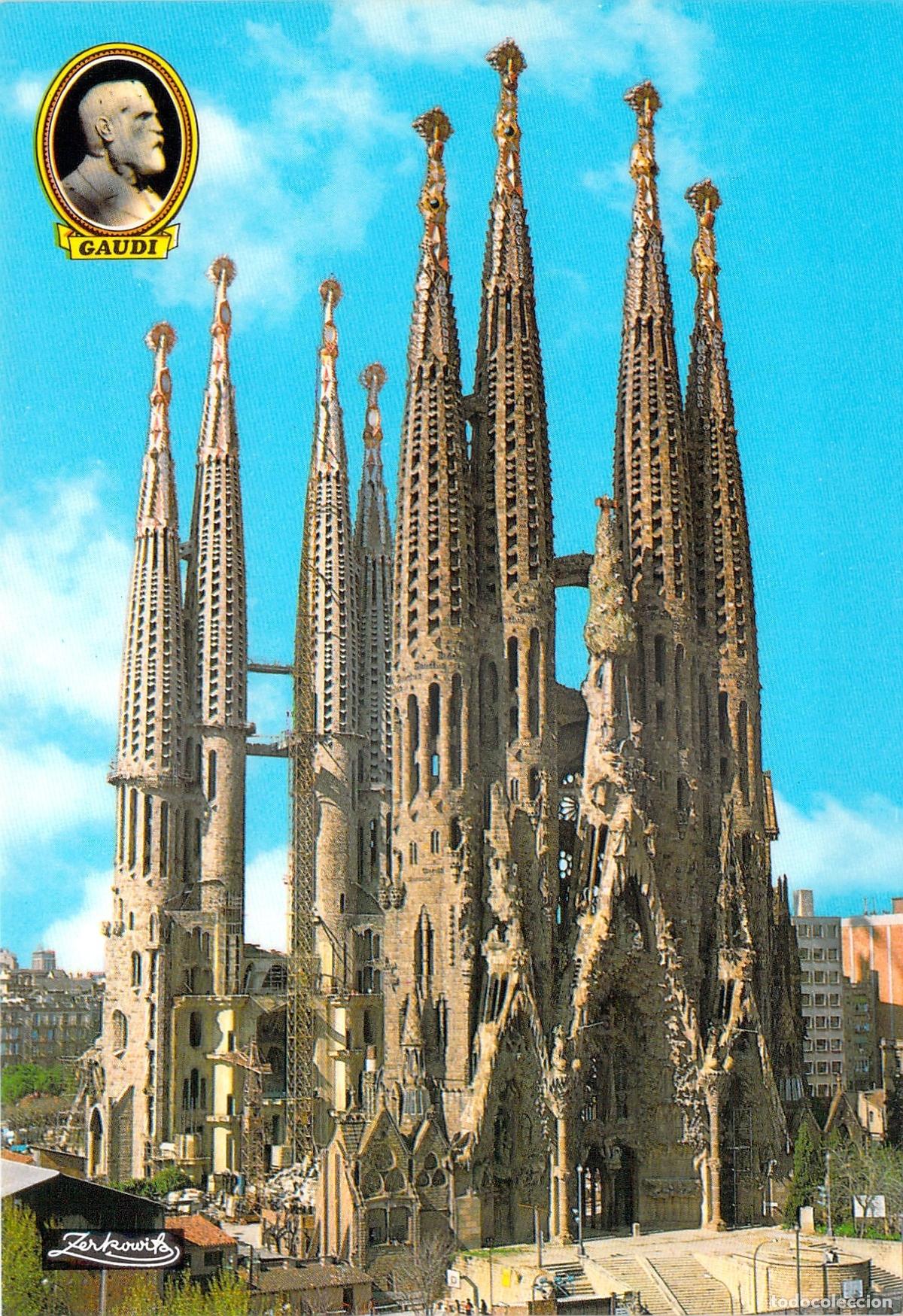 Postales: Postal Templo Expiatorio de la Sagrada Familia Barcelona Gaudi
