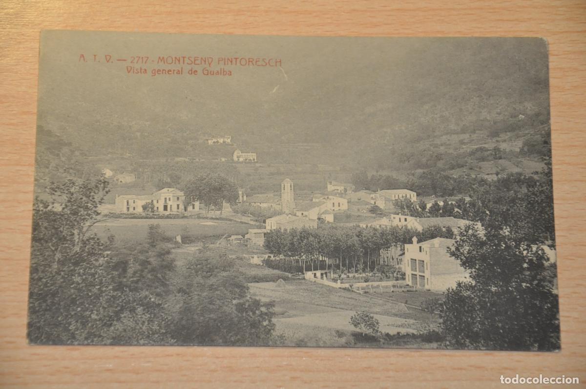 Postales: postal montseny pintoresch, vista general de gualba, atv 2717