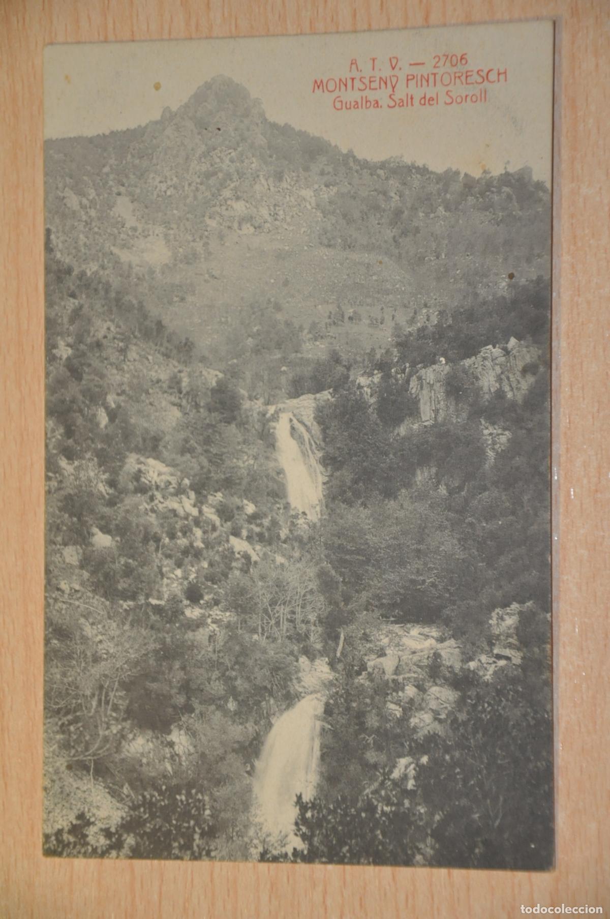 Postales: postal montseny pintoresch, gualba, salt del soroll, atv 2706