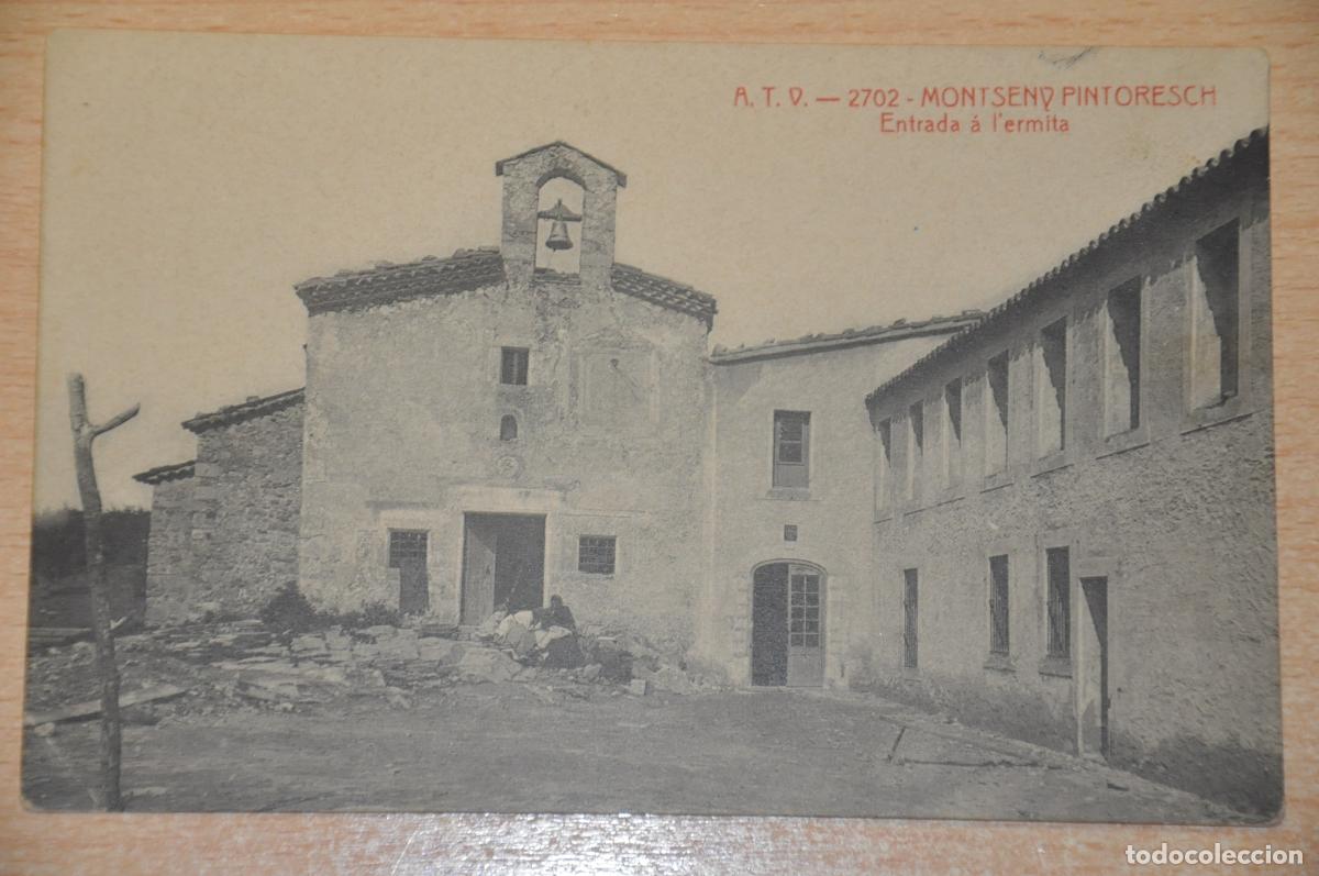 Postales: postal montseny pintoresch, entrada a l&acute;ermita, atv 2702