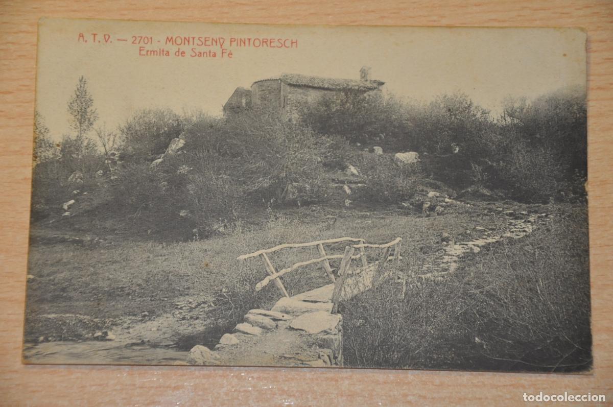 Postales: postal montseny pintoresch, ermita de santa fe, atv 2701