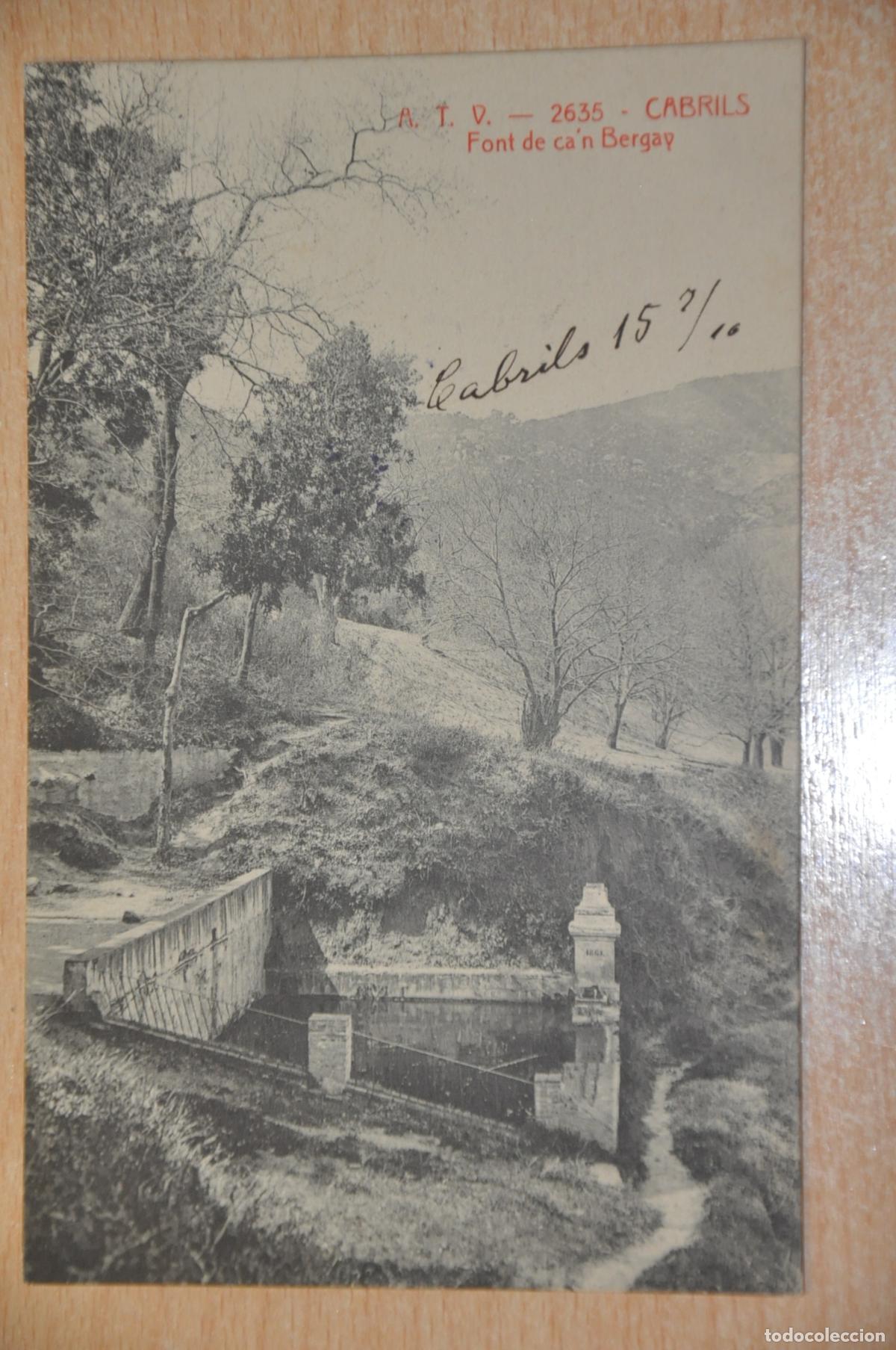 Postales: postal cabrils, font de ca&acute;n bergay, atv 2635
