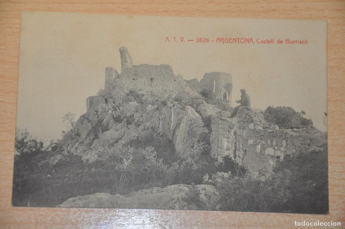 Postales: postal argentona, castell de burriach, atv 2626