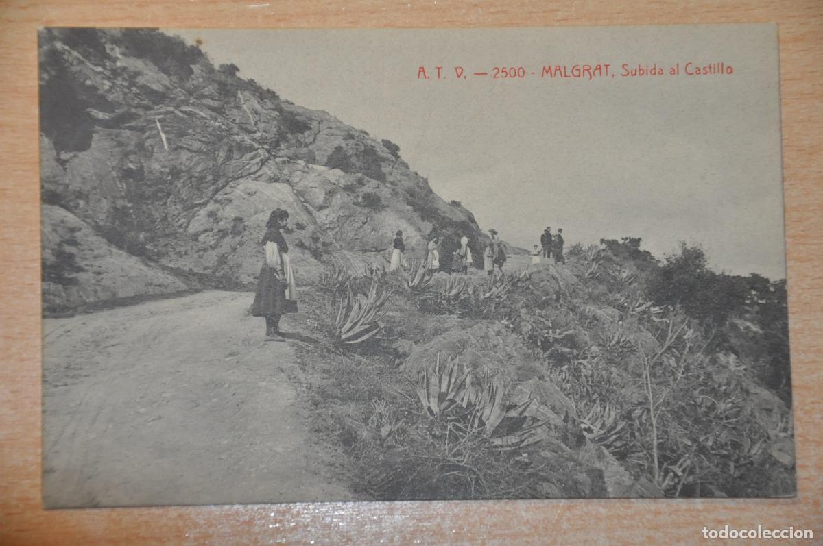 Postales: postal malgrat, subida al castillo, atv 2500