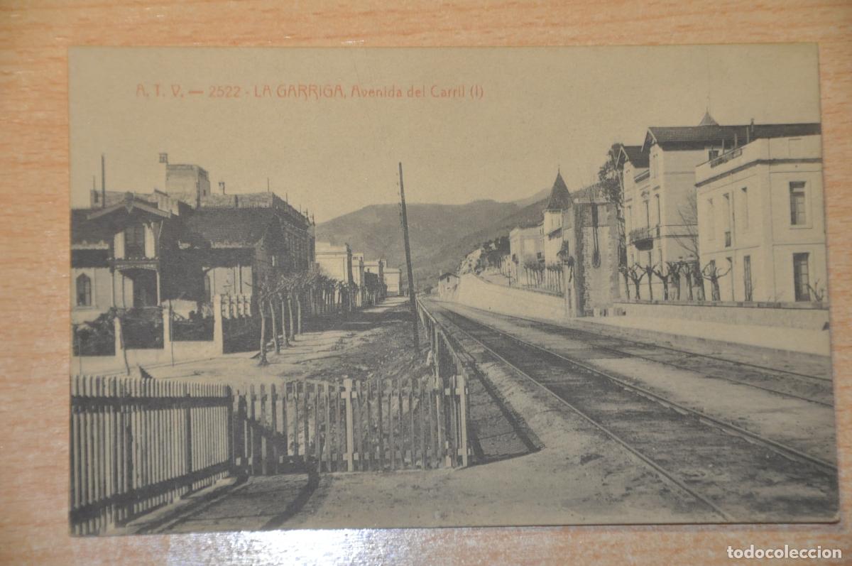 Postales: postal la garriga, avenida del carril (I), atv 2522