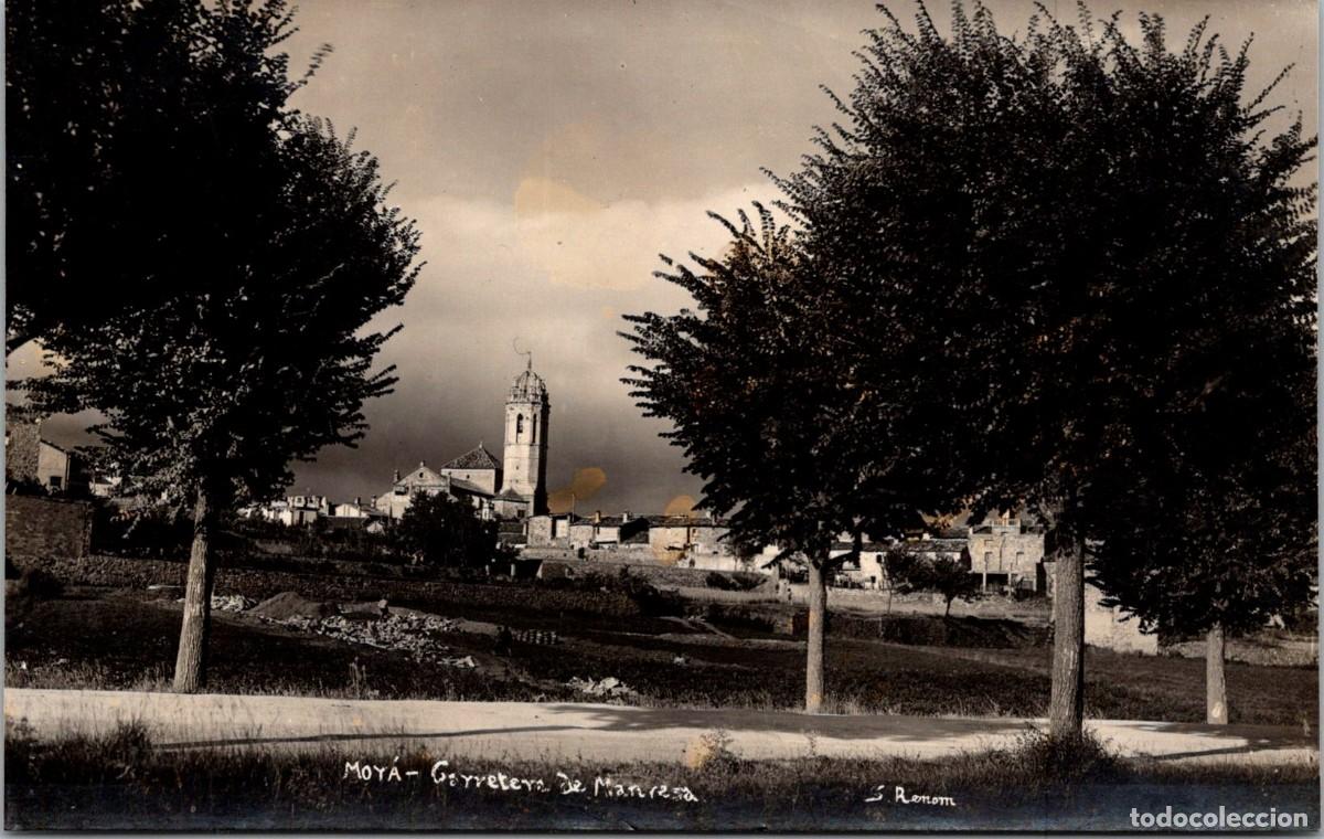 Postales: Moy&agrave; - Carretera de Manresa - Fotogr&aacute;fica - Renom - 138x87mm