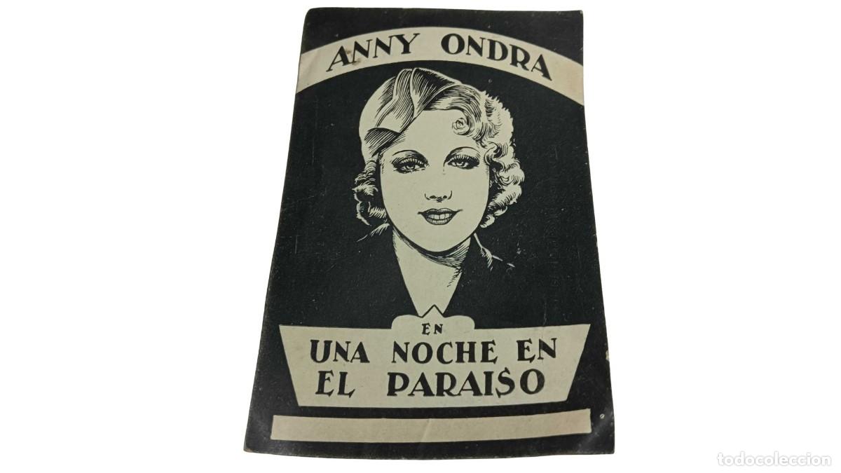 Postales: POSTAL DE CINE FOSFORESCENTE &rdquo;ANNY ONDRA - UNA NOCHE EN EL PARA&Iacute;SO&rdquo; - GR&Aacute;FICA MAN&Eacute;N, BARCELONA - 193