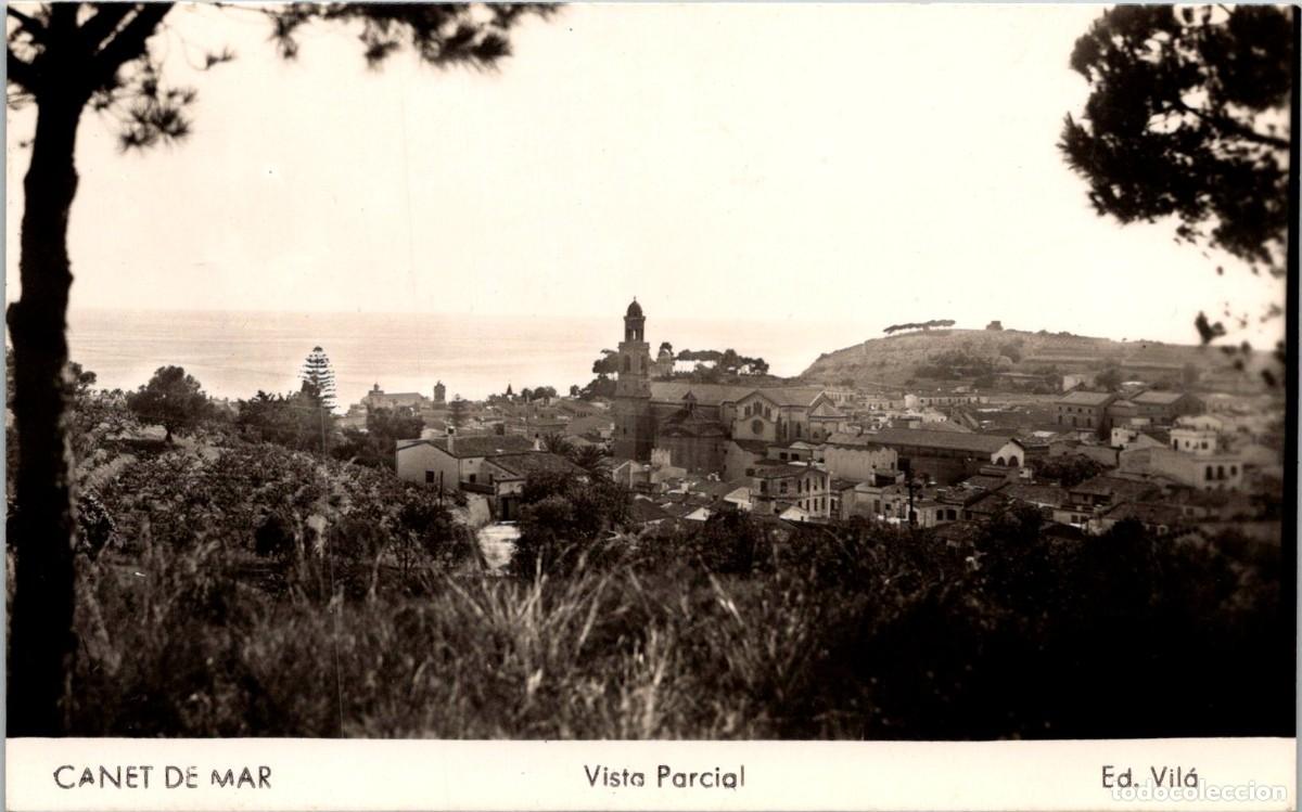 Postales: Canet de Mar - Vista parcial - Ed. Vil&aacute; - 137x86mm