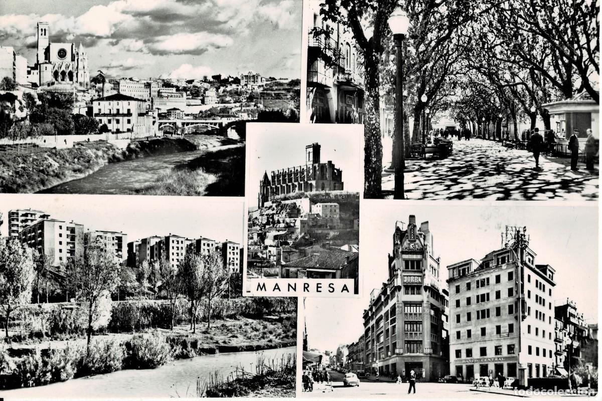 Postales: POSTAL MODERNA DE CATALU&Ntilde;A. MANRESA. VISTAS DE LA CIUDAD. P-CAT-2076