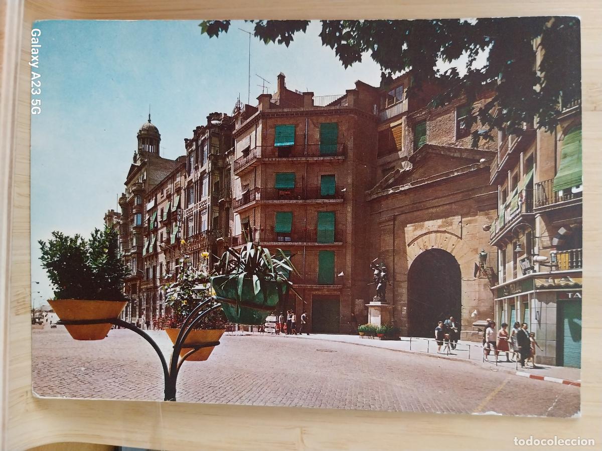 Postales: PORTAL DEL PUENTE LLEIDA TARJETA DORSO SIN IMPRIMIR ESCIRTO