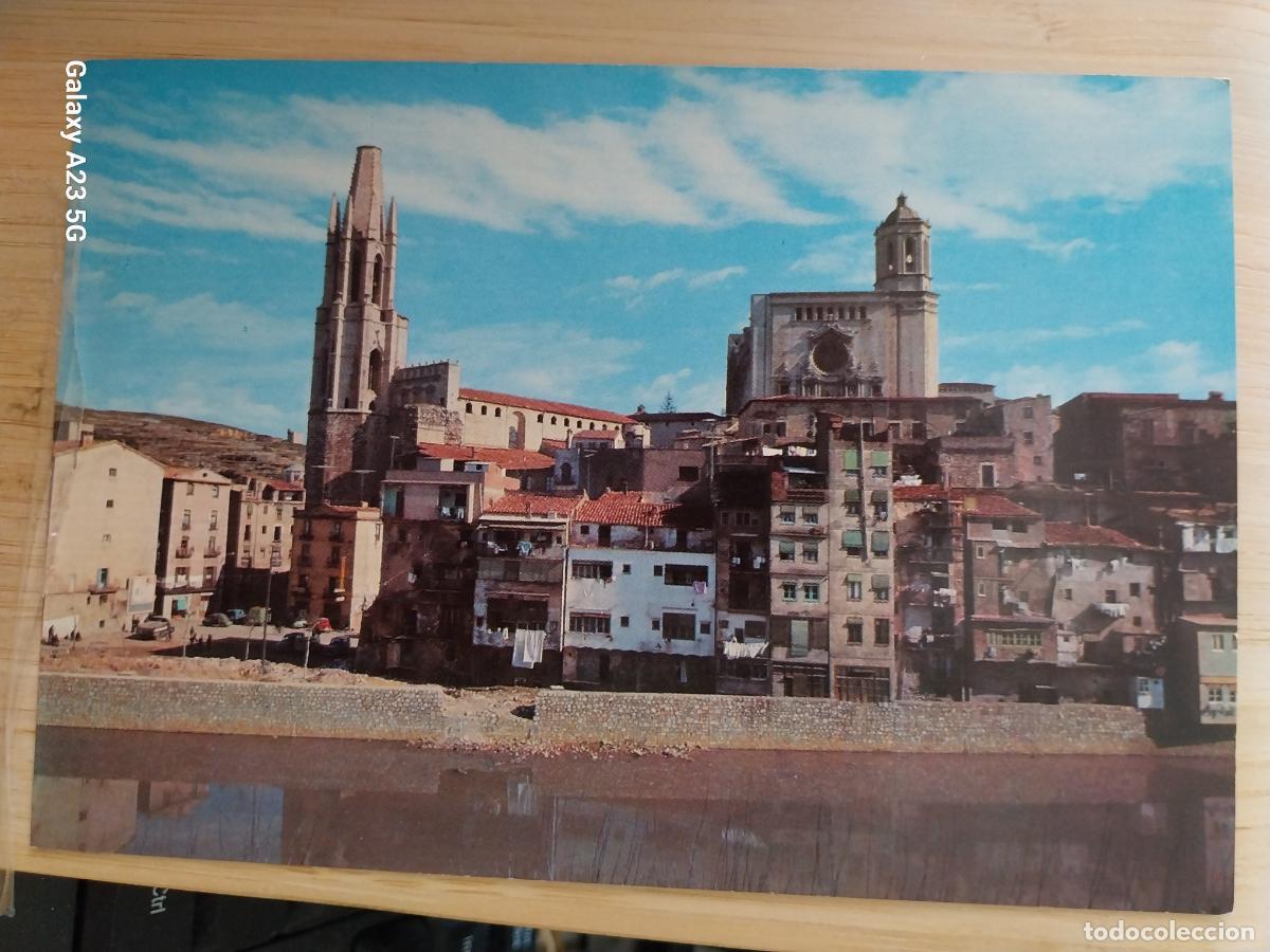 Postales: SAN FELIX CATEDRAL GERONA ED OSCAR POSTALES 5 SC ORIGINAL COCHES CLASICOS ANIMADA ROPA TENDIDA