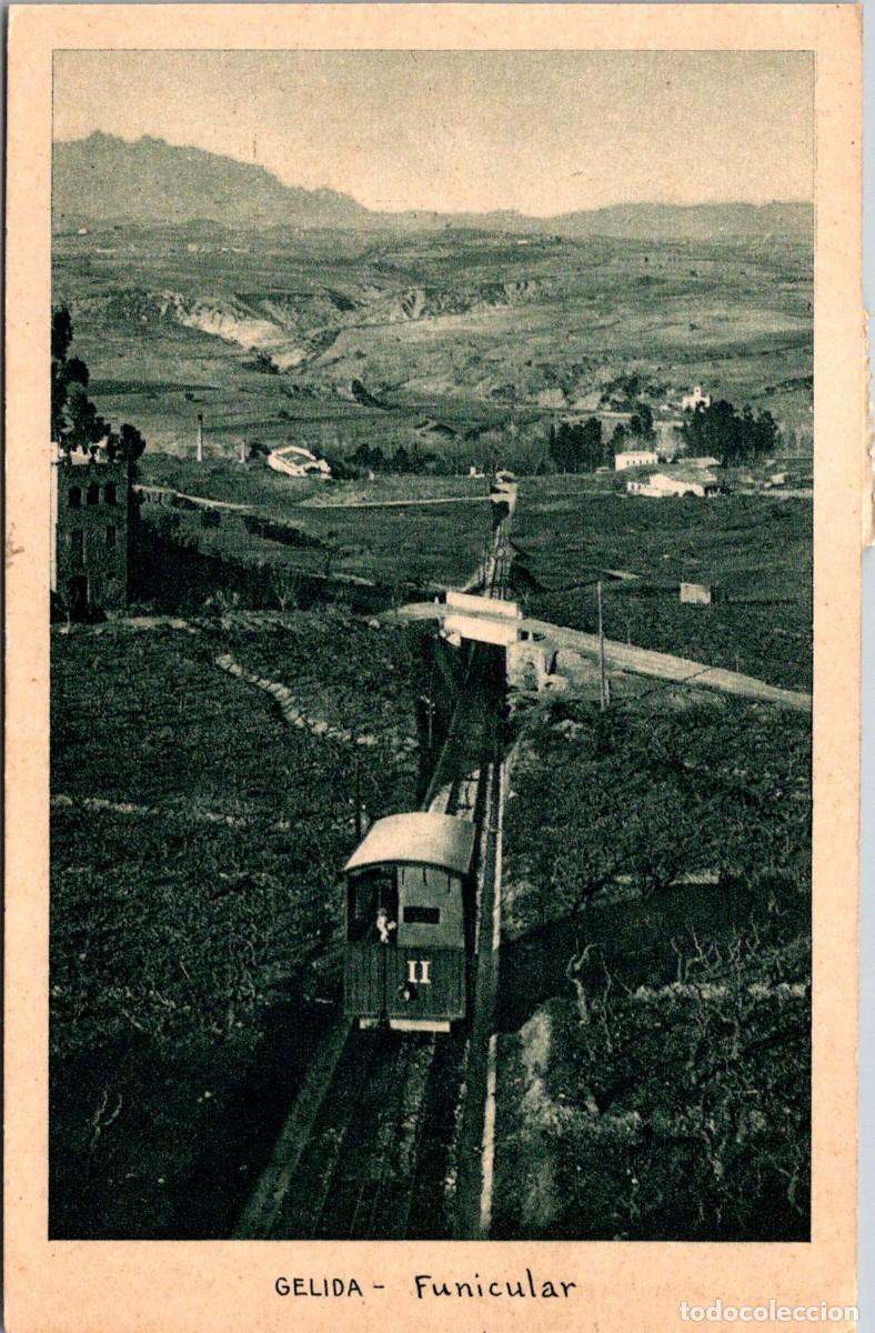 Postales: Gelida - Funicular - Mumbr&uacute; - 140x90mm