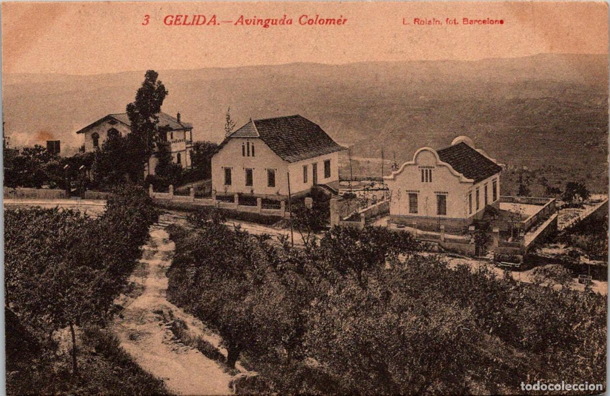 Cartes Postales: Gelida - Avinguda Colomer - Roisin 3 - 135x87mm