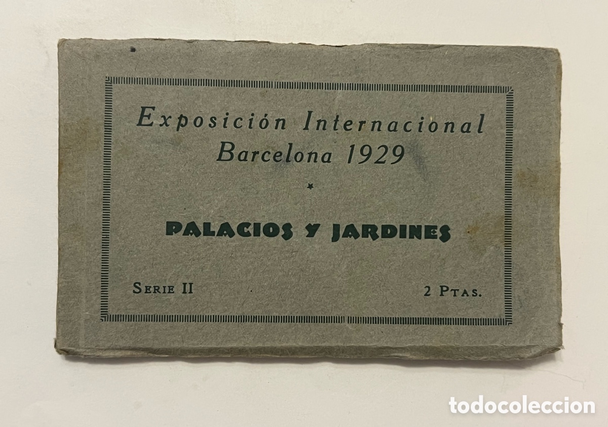 Cartes Postales: BARCELONA. 12 POSTALES EXPOSICION INTERNACIONAL 1929 PALACIOS Y JARDINES. SERIE II