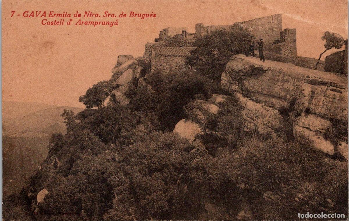 Cartes Postales: Gav&agrave; - Ermita de Ntra. Sra. de Brugu&eacute;s - Castell d'Arampruny&agrave; - n&ordm; 7 - Sin m&aacute;s datos - 135x87mm