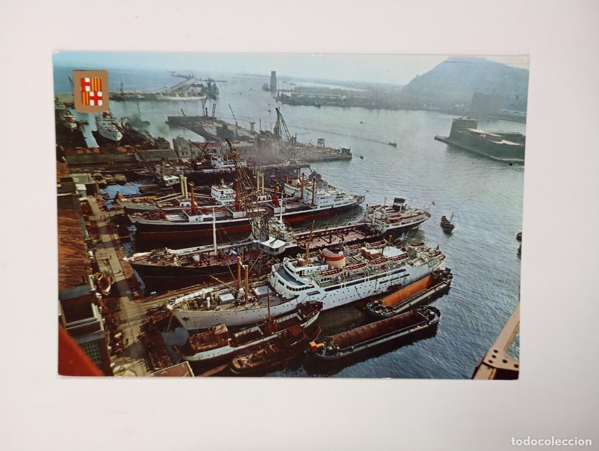 Postales: POSTAL DE BARCELONA. DETALLE DEL PUERTO. TDKP29R
