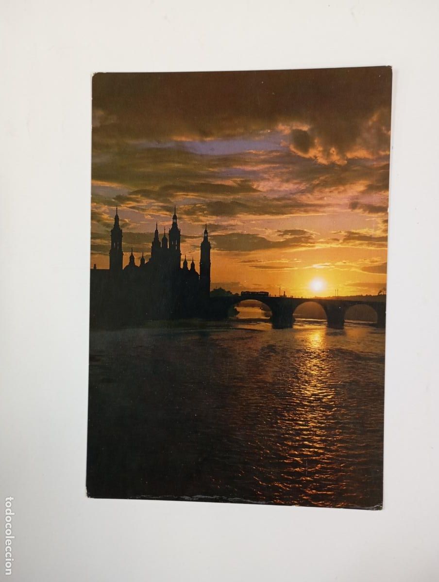 Postales: POSTAL DE ZARAGOZA PUESTA DE SOL. TDKP29R