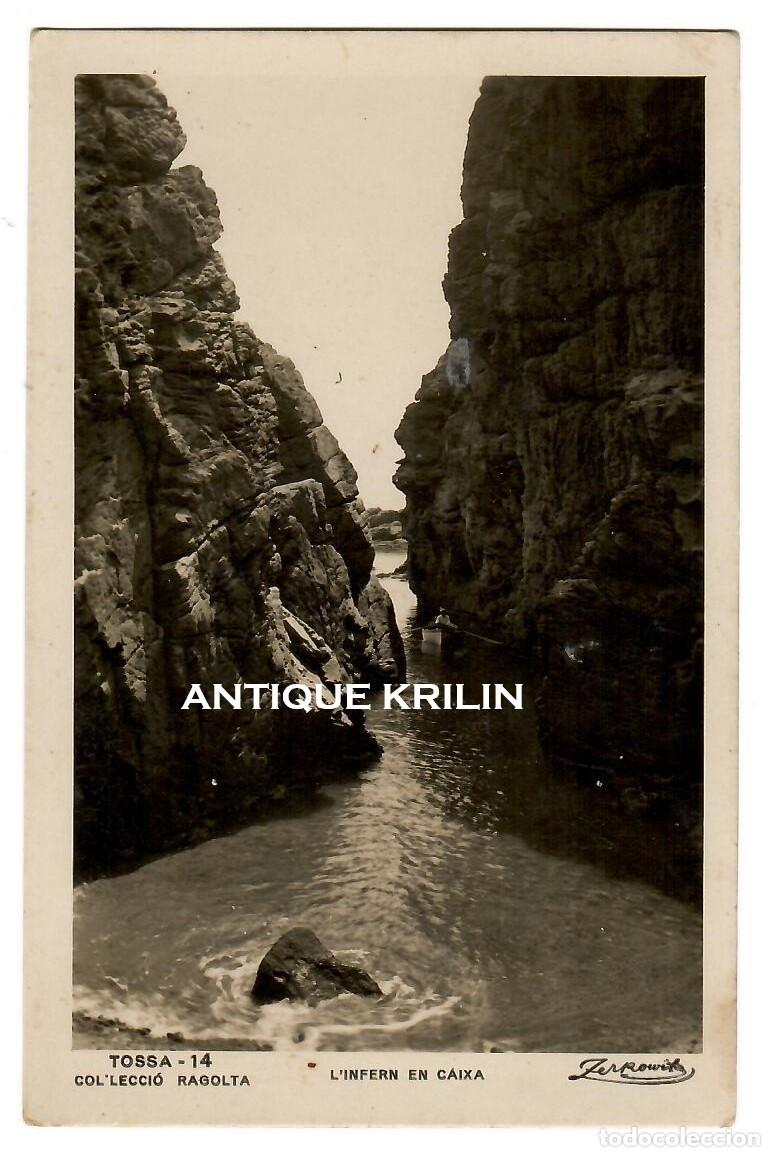 Postales: TOSSA DE MAR N&ordm; 14 L'INFERN EN CAIXA / COL'LECCIO RAGOLTA - ZERKOWITZ / FRANQUEADA
