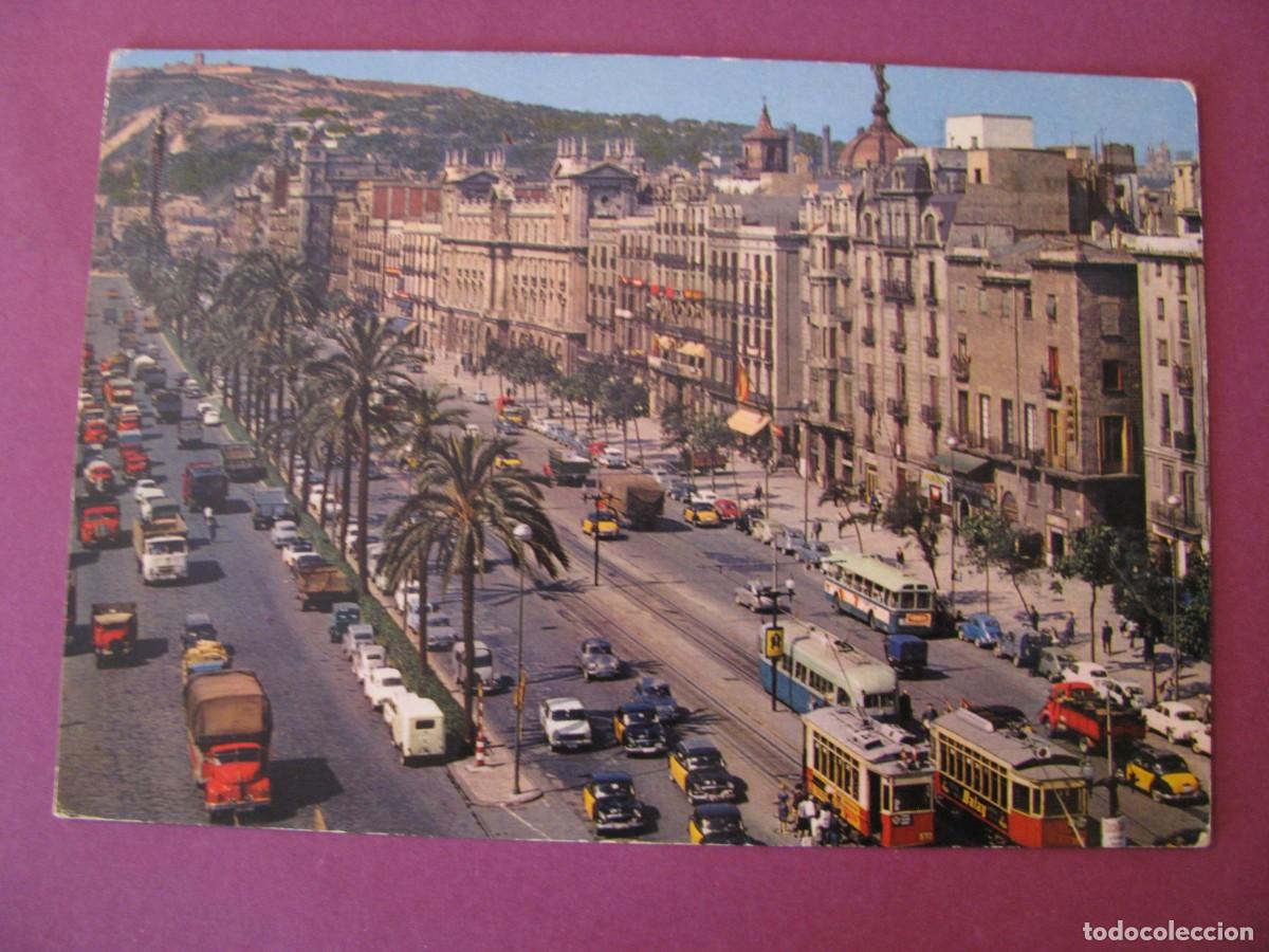 Postales: POSTAL DE BARCELONA. PASEO DE COLON. BEASCOA. CIRCULADA