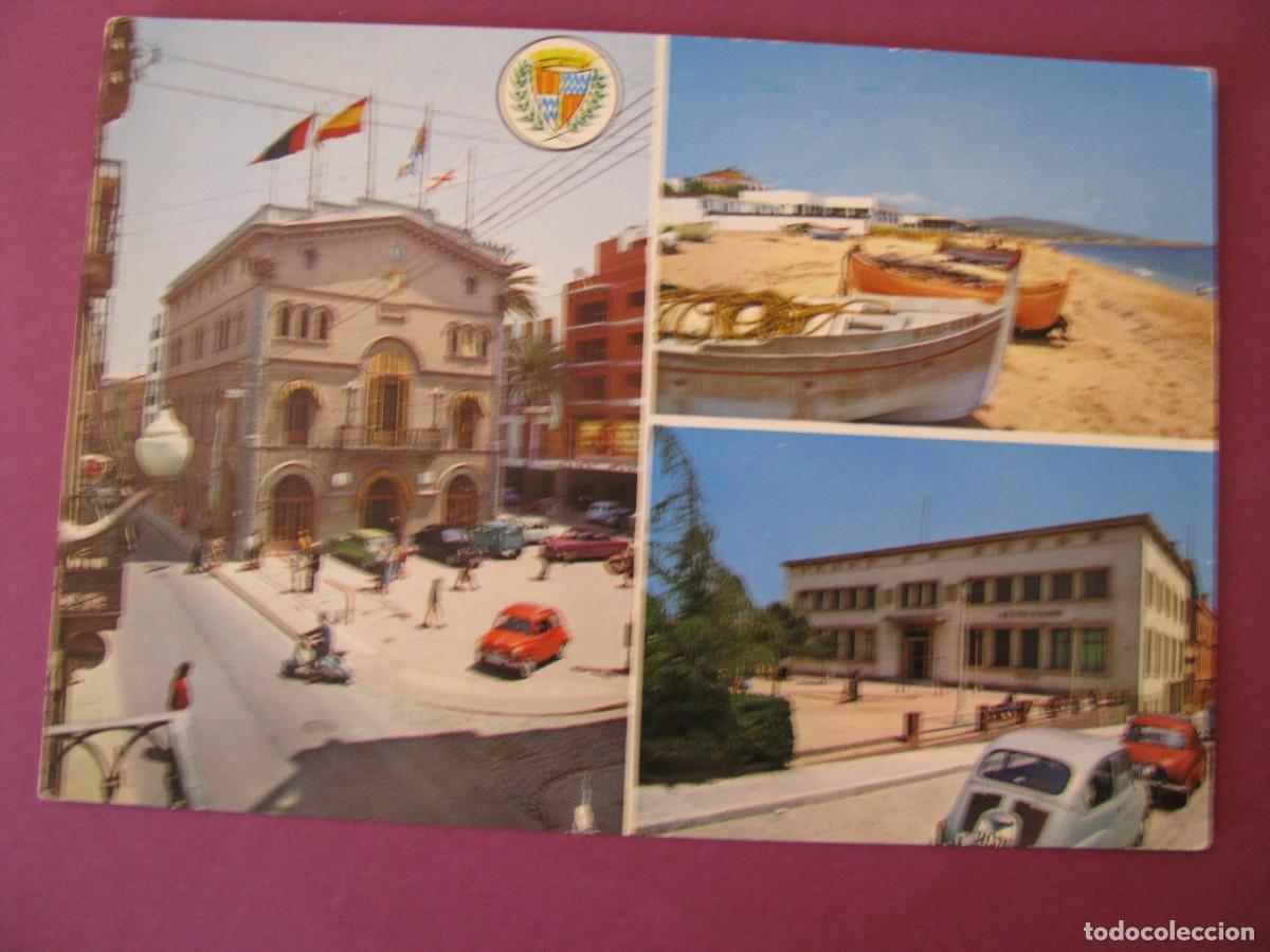 Postales: POSTAL DE BADALONA. CASA CONSISTORIAL. EXCLUSIVAS BATALLE ESCRITA 1967. DESPERFECTOS