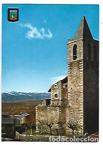 Postales: ESGLESIA PARROQUIAL, AL FONS PUIGCERDA.- LLIVIA