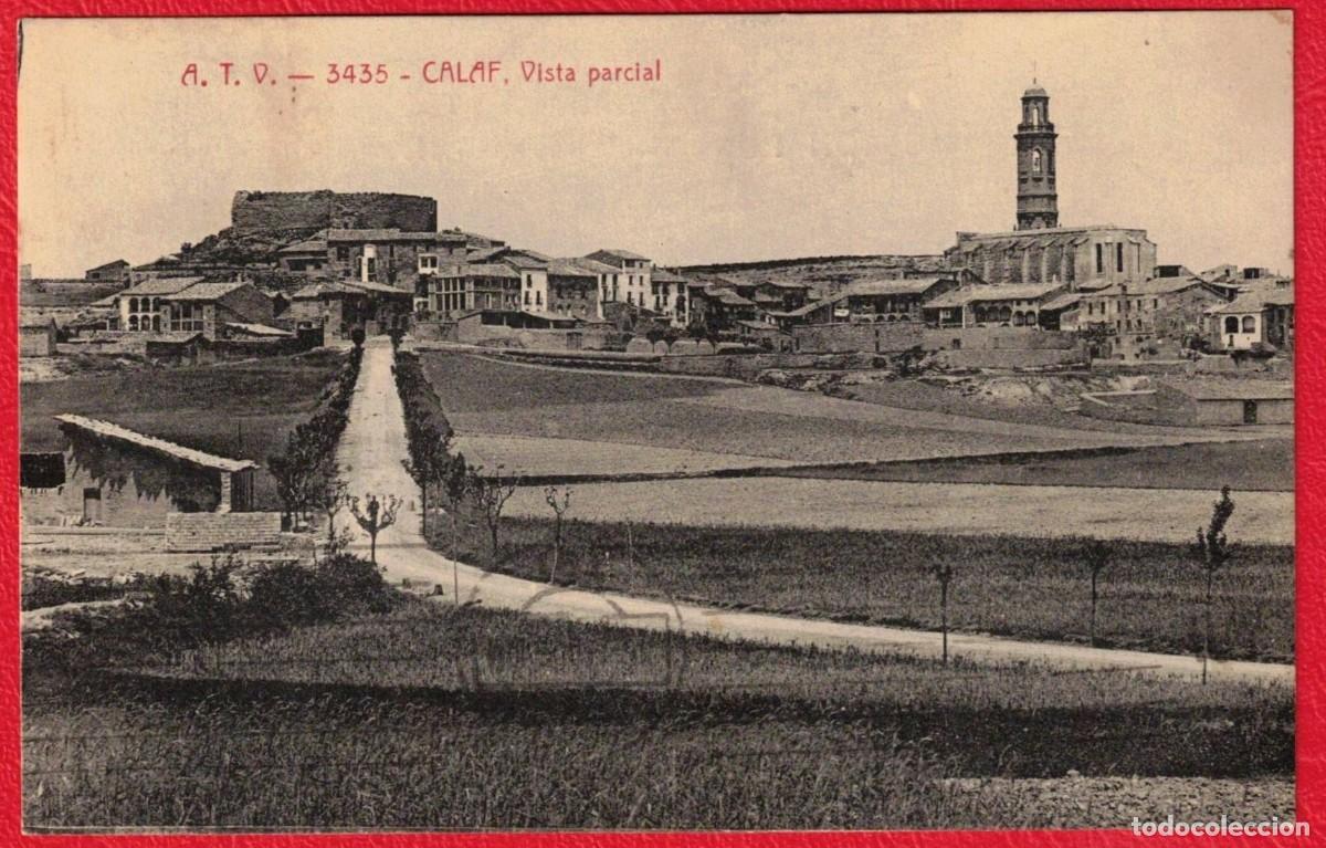 Postales: Calaf - VISTA PARCIAL - 3435 - A.T.V. Ed. Angel Toldr&aacute; Viazo - Barcelona