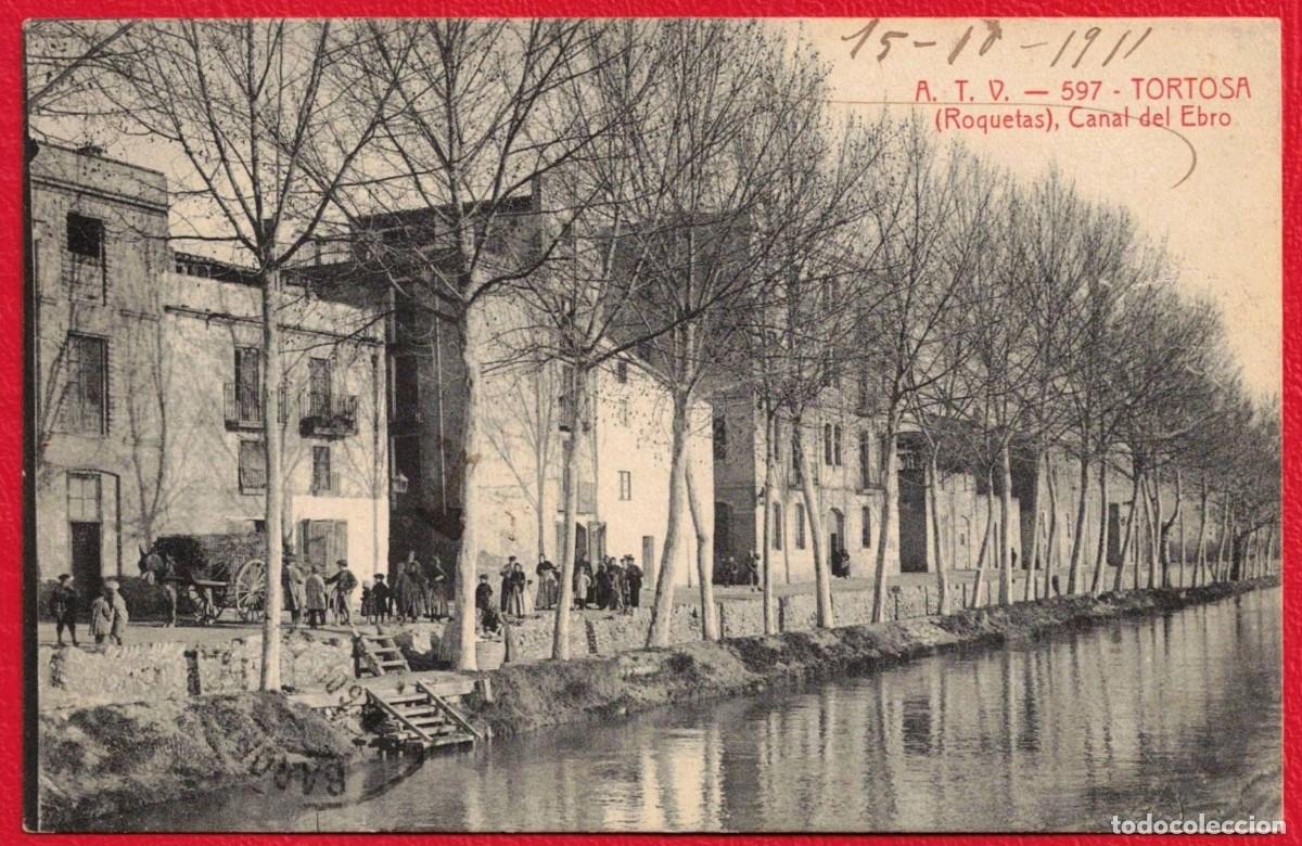 Cartes Postales: TORTOSA ROQUETAS CANAL DEL EBRO - 597 - A.T.V. Ed. Angel Toldr&aacute; Viazo