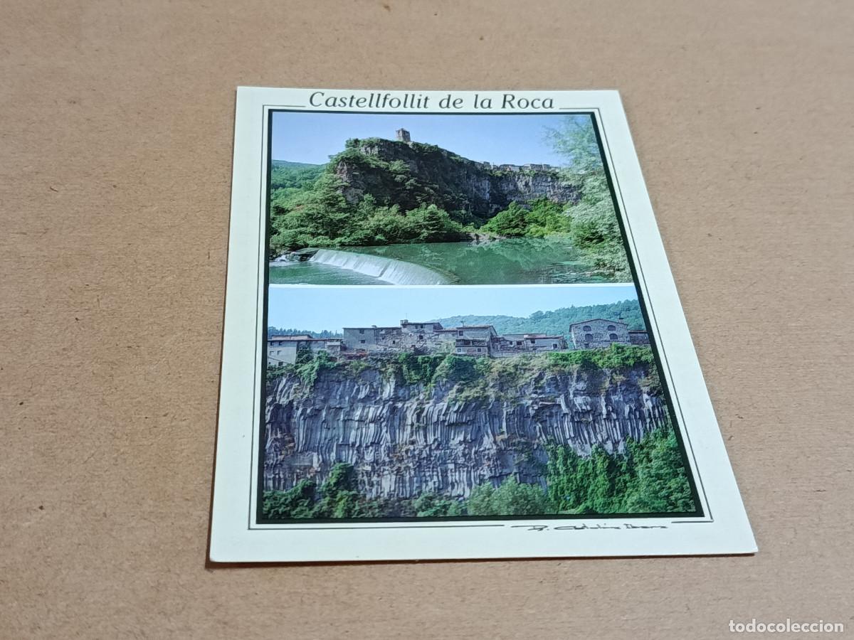 Postales: GARROTXA - POSTAL CASTELLFOLLIT DE LA ROCA - CINGLERA AMB COLUMNATES BAS&Agrave;LTIQUES