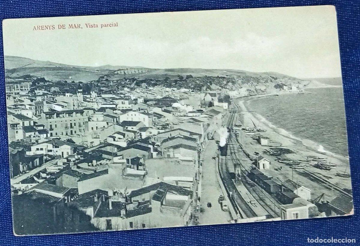 Postales: ARENYS DE MAR. VISTA PARCIAL. C. SOL&Aacute;. EDIT. FOTOG. CIRCULADA EN SOBRE EN 1923.