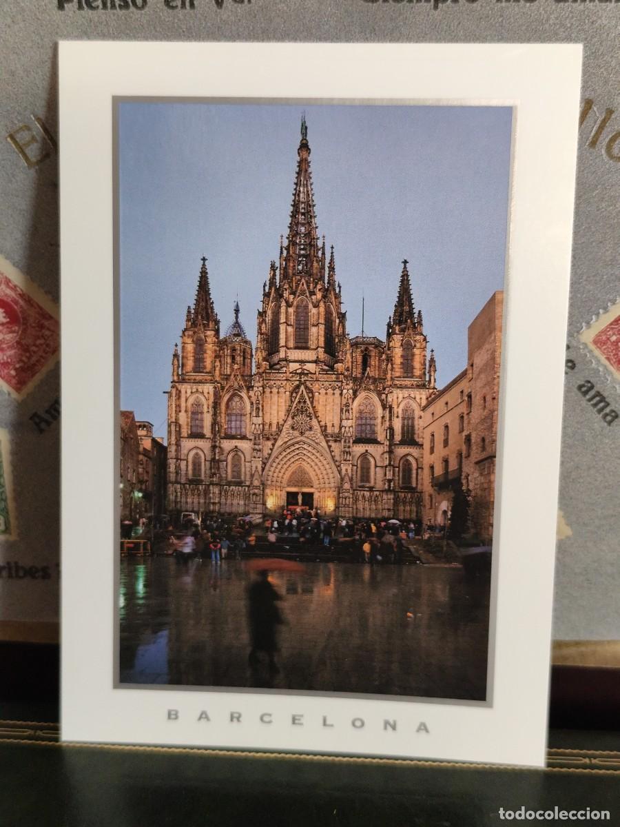 Postales: P5905 Postal Barcelona 3042 Catedral de Barcelona Triangle