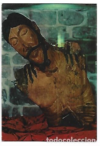 Postales: CRIST DE MIG ARAN EN LA IGLESIA PARROQUIAL - TALLA DEL SIGLO XII.- VIELLA