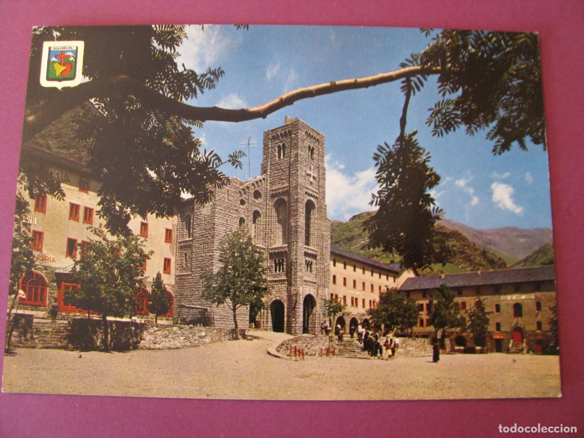 Cartoline: POSTAL DE NURIA. SANTUARIO DE NUESTRA SE&Ntilde;ORA DE NURIA. ESCUDO DE ORO.