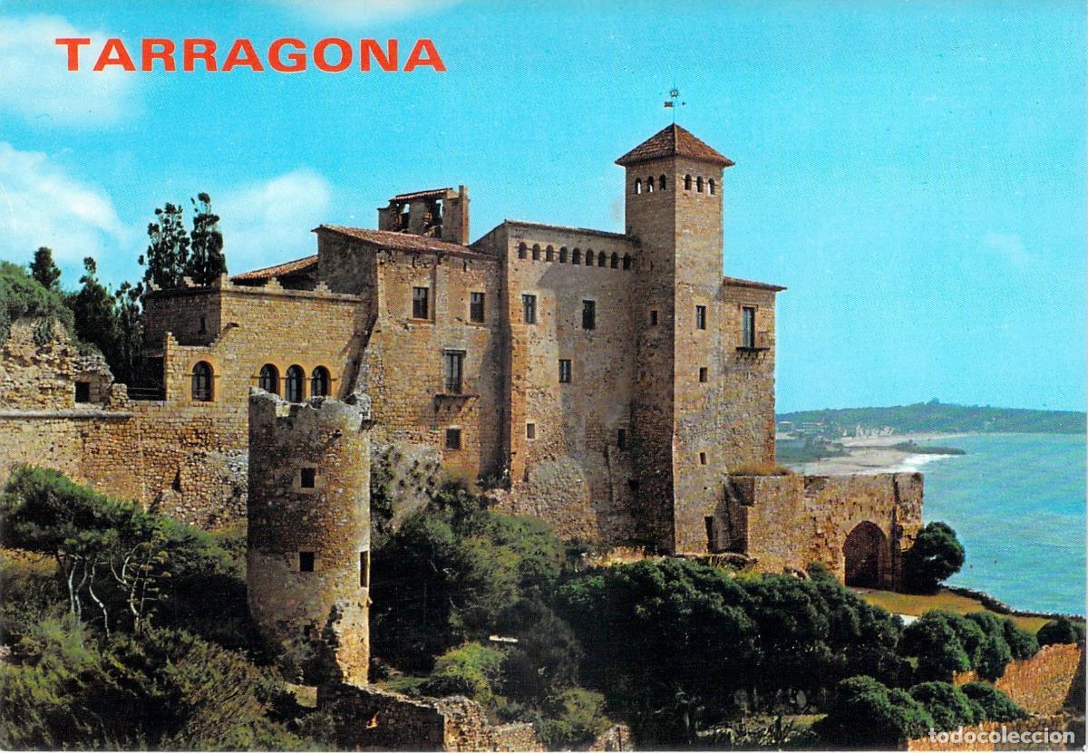 Postales: Postal del Castillo de Tamarit en Tarragona Costa Dorada