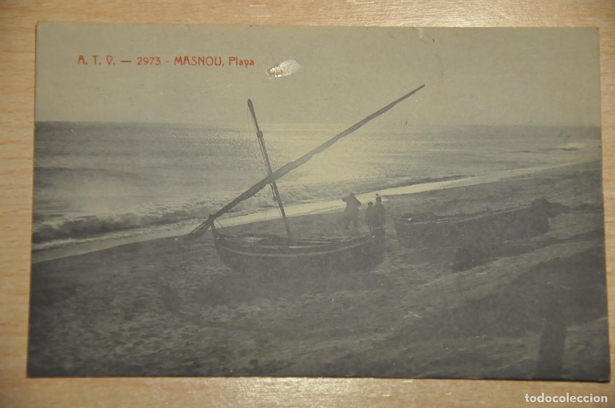 Postales: postal masnou, playa, atv 2973