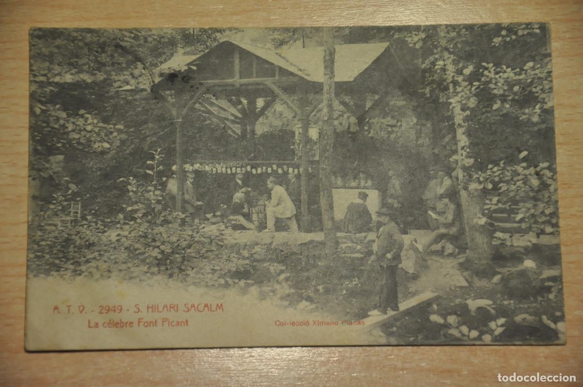 Postales: postal s.hilari sacalm, la celebre font picant, atv 2979