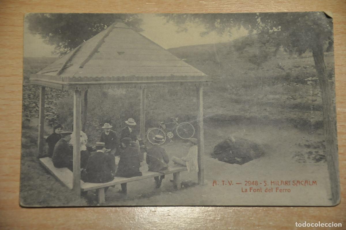 Postales: postal s.hilari sacalm, la font del ferro, atv 2948