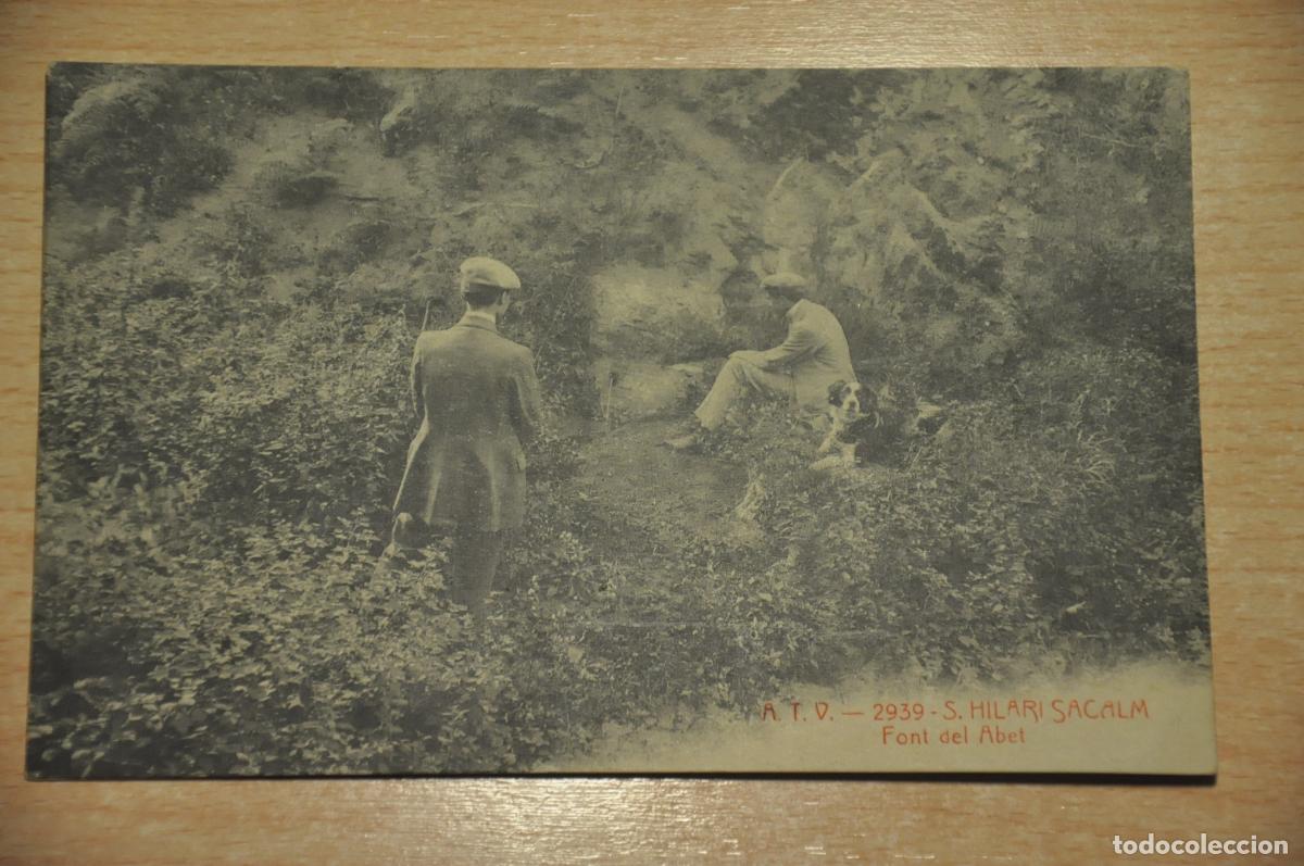 Postales: postal s.hilari sacalm, font del abet, atv 2939