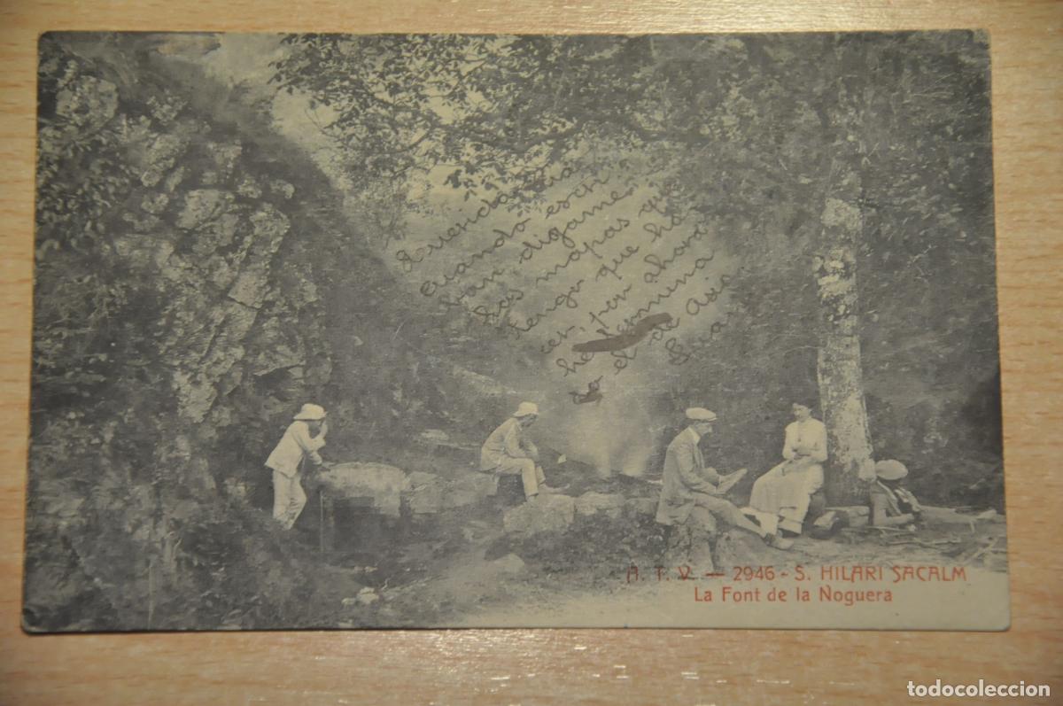 Postales: postal s.hilari sacalm, la font de la noguera, atv 2946