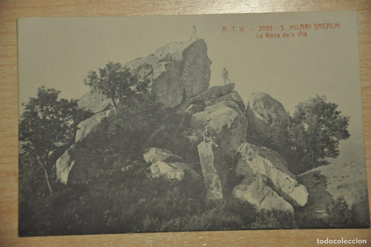Postales: postal s.hilari sacalm, la roca de&acute;n pla, atv 2935