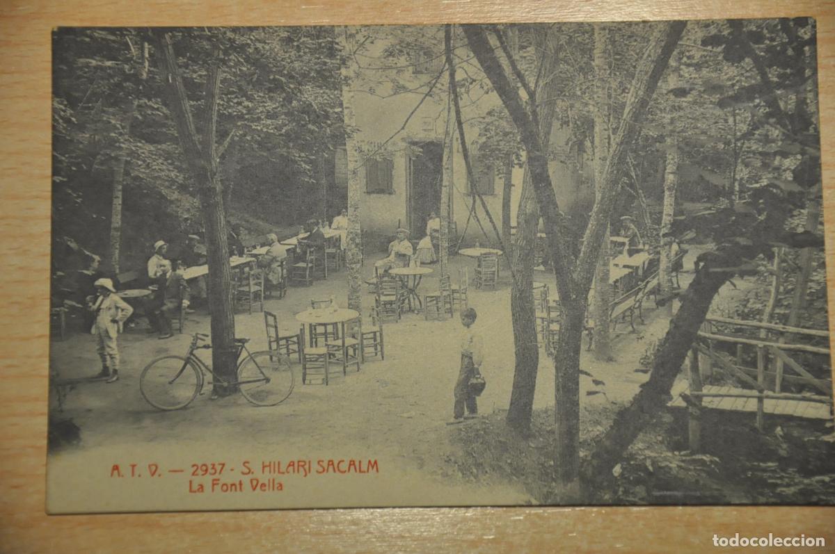 Postales: postal s.hilari sacalm, la font vella, atv 2937