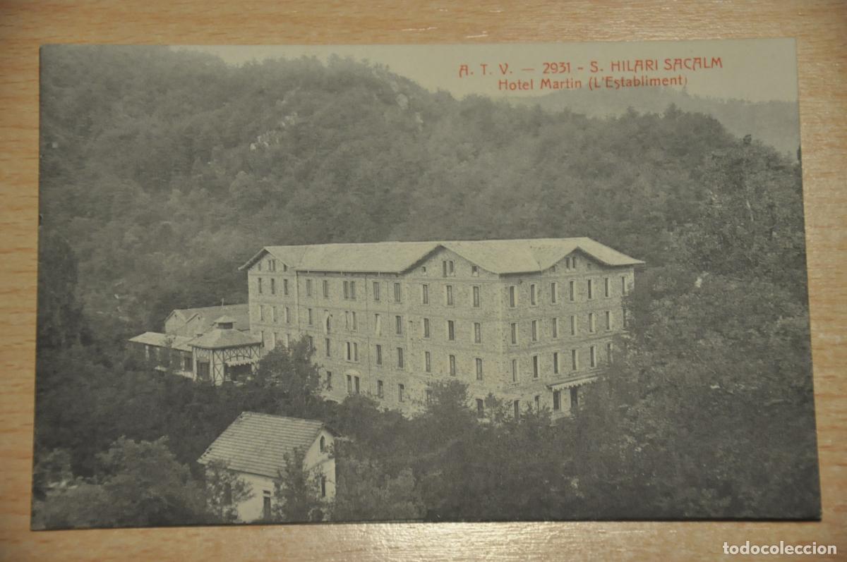 Postales: postal s.hilari sacalm, hotel martin (l&acute;establiment), atv 2931