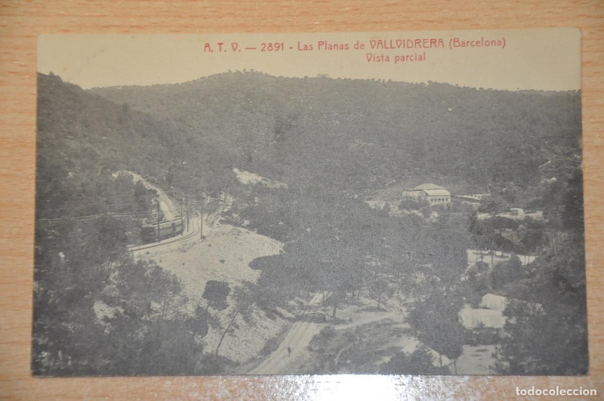 Postales: postal las planas de vallvidrera (barcelona), vista general, atv 2891