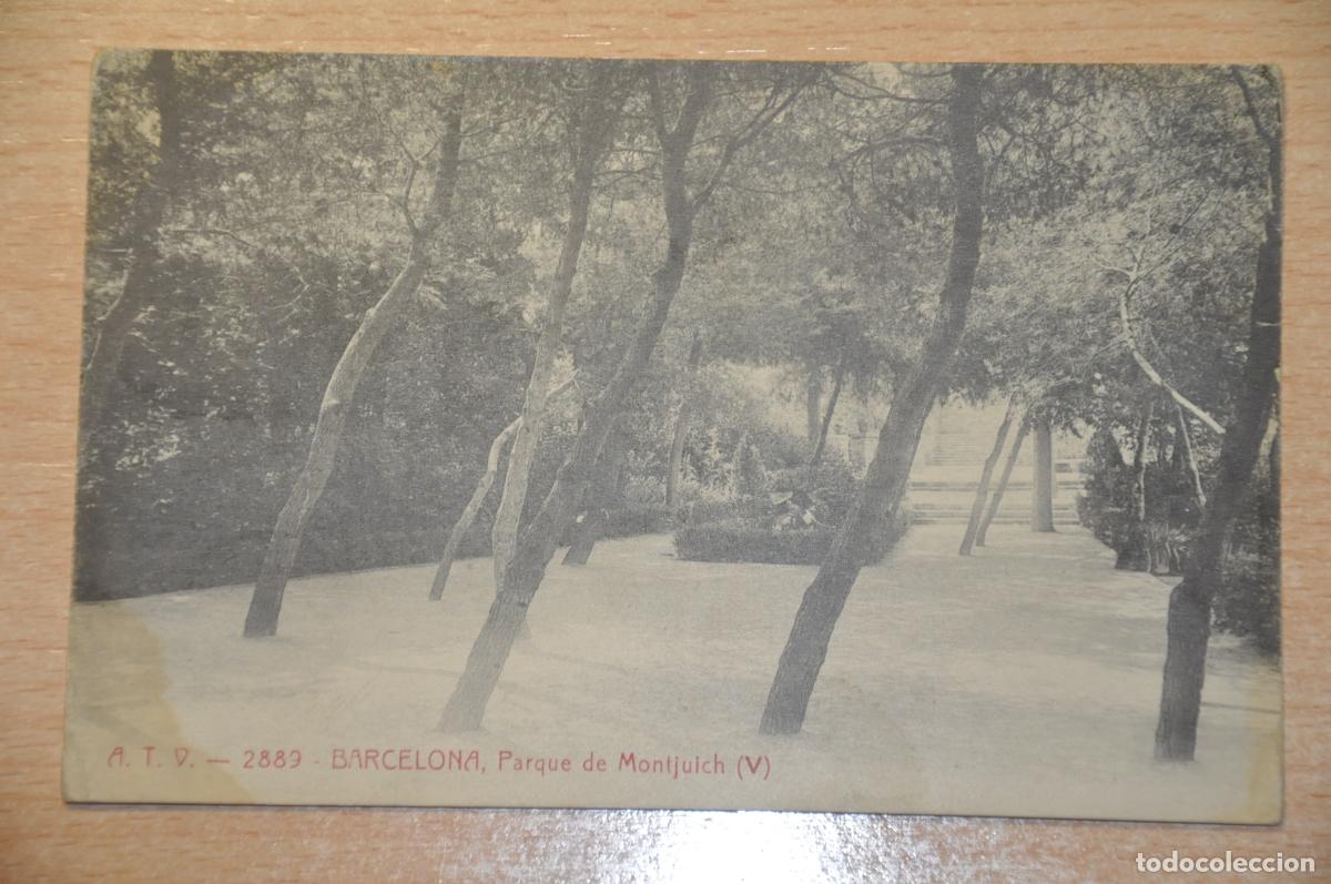 Postales: postal barcelona, parque de montjuich (V), atv 2889