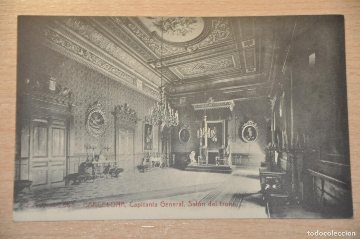 Cartoline: postal barcelona, capitania general, salon del trono, atv 2863