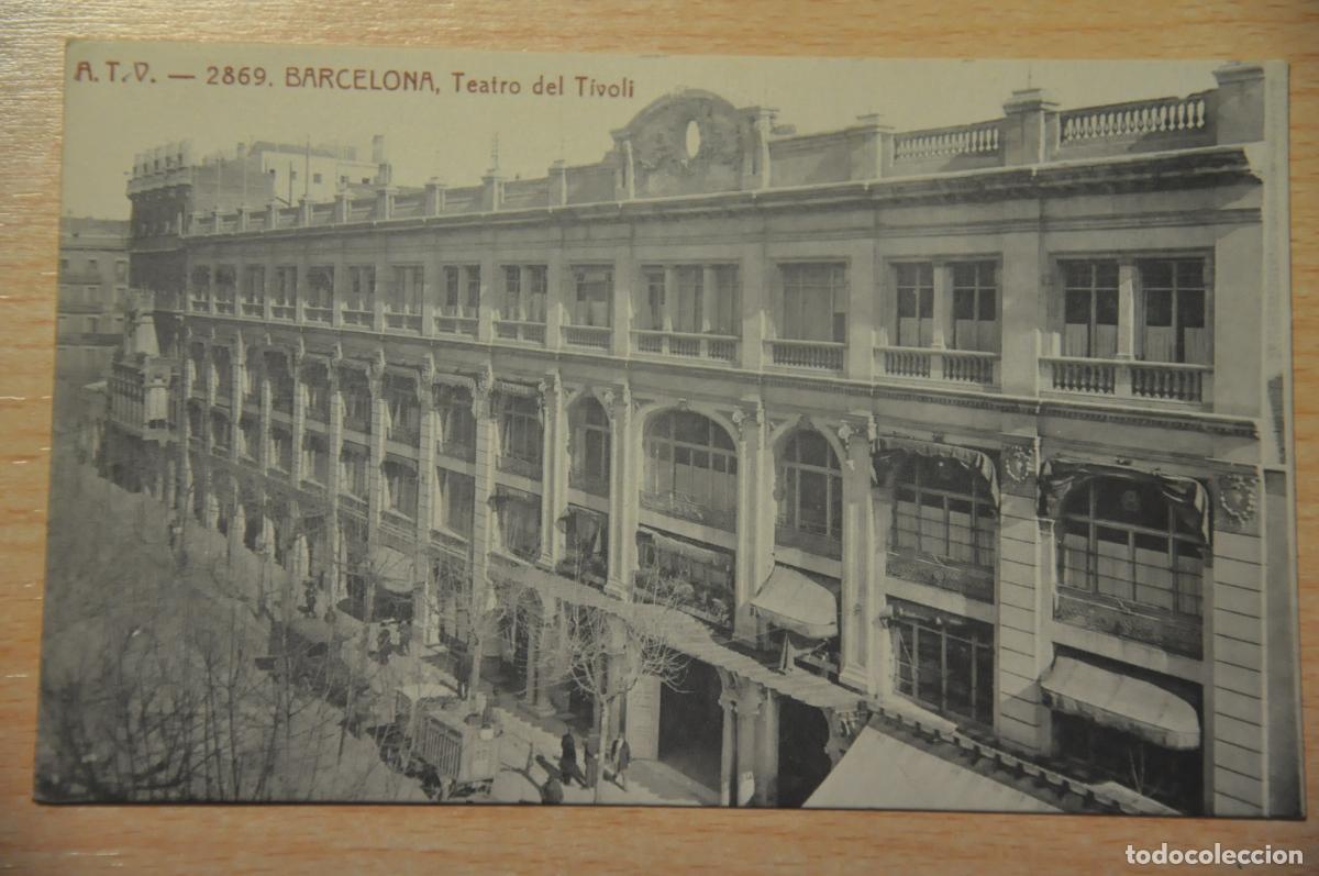 Cartoline: postal barcelona, teatro del tivoli, atv 2869