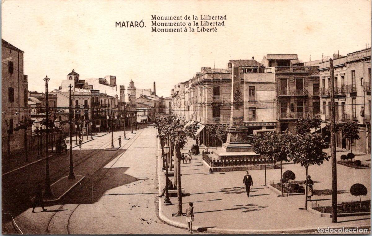 Postales: Matar&oacute; - Monument de la Llibertat - Fergui - 139x88mm - In&eacute;dita en Todocolecci&oacute;n