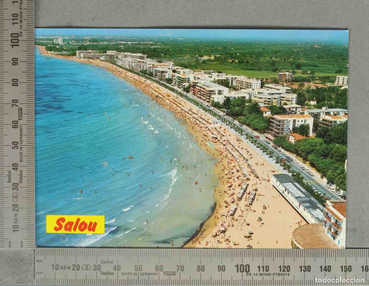 Postkarten: POSTAL. Salou - Vista a&eacute;rea de la playa