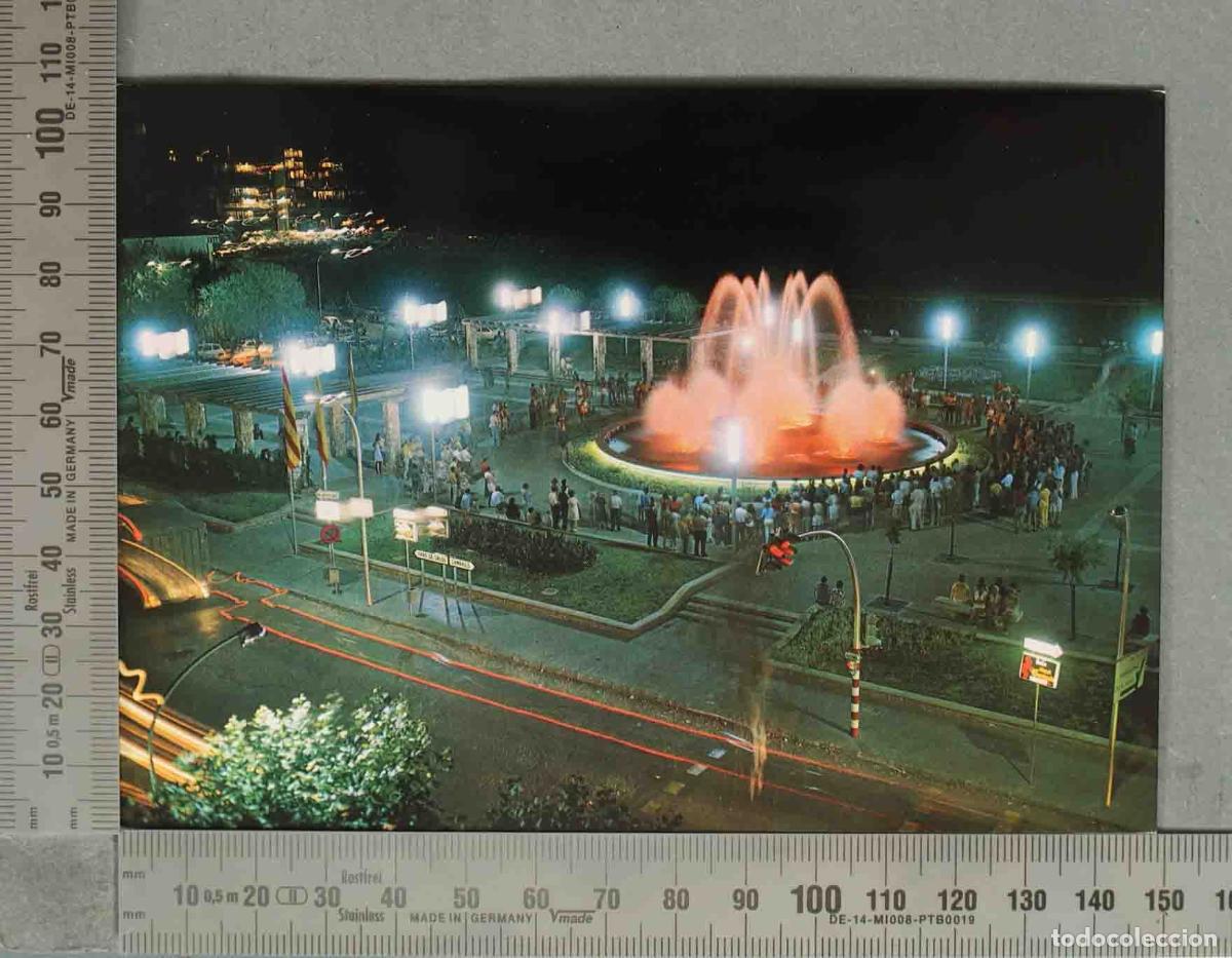 Postkarten: POSTAL. COSTA DORADA SALOU Fuente luminosa