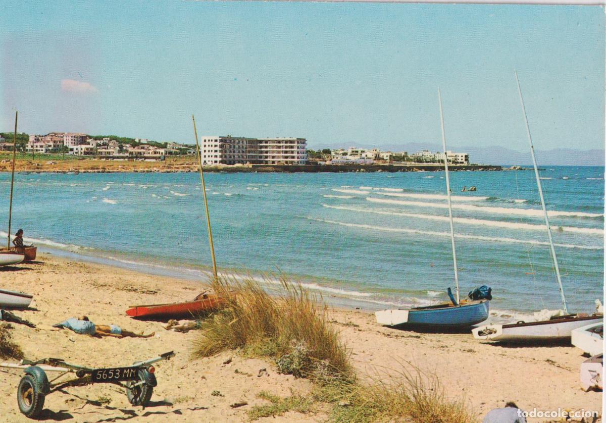 Postales: L'ESCALA (GIRONA) PLAYA DE RIELLS &ndash; EDICIONES ARRIBAS N&ordm;2006 &ndash; S/C