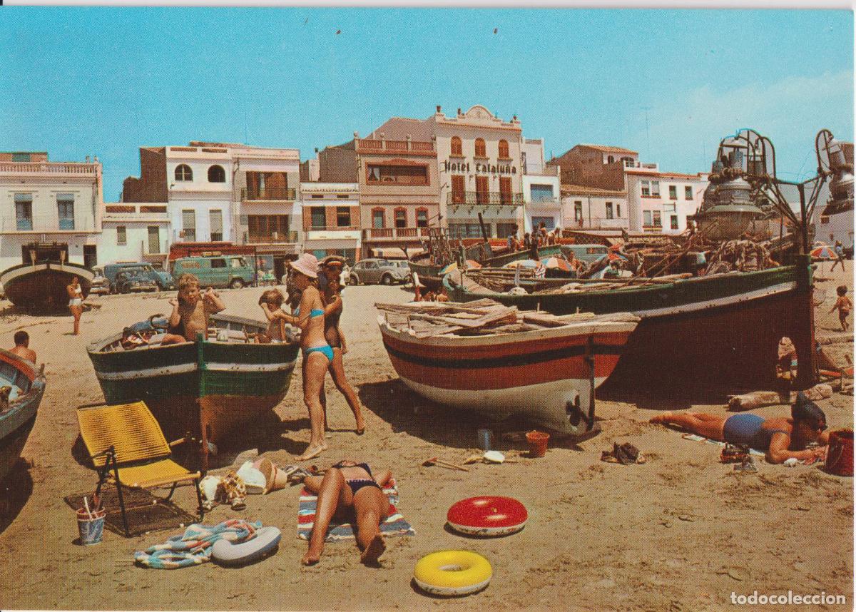 Postales: CALAFELL, BARRIO DE PESCADORES Y PLAYA &ndash; EDICIONES COSTADOR N&ordm;16 &ndash; S/C